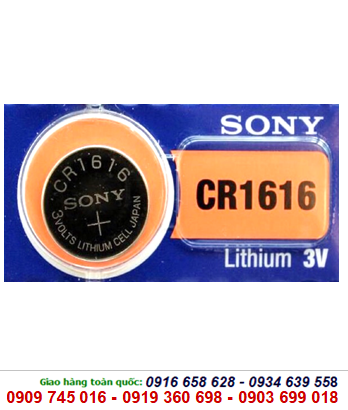 Sony CR1616, Pin Sony CR1616 lithium 3V chính hãng Sony